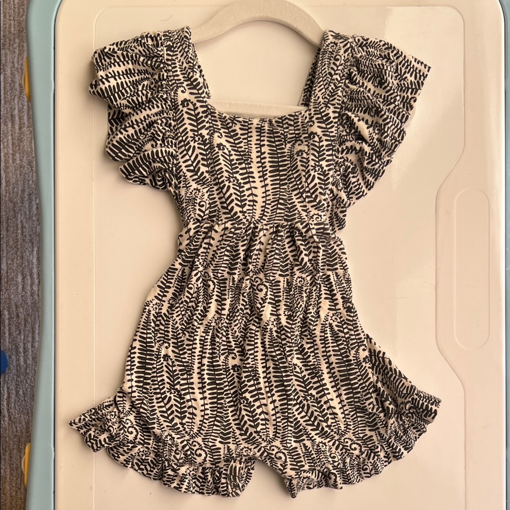ruffle strap shortie | fern frond | beechwood modal